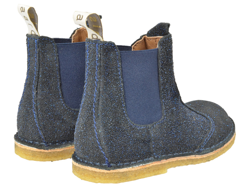Bisgaard Chelsea Boots Stiefel 50702 Leder Schuhe blau Gr 28-34 Neu 